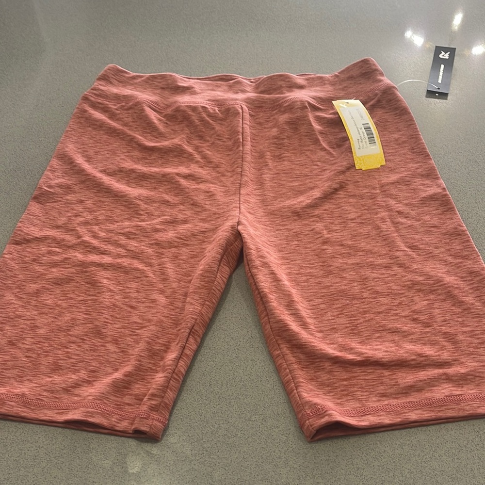 Girls burnt orange bike short